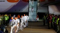 FILE - Venezuelan migrants deported from the United States