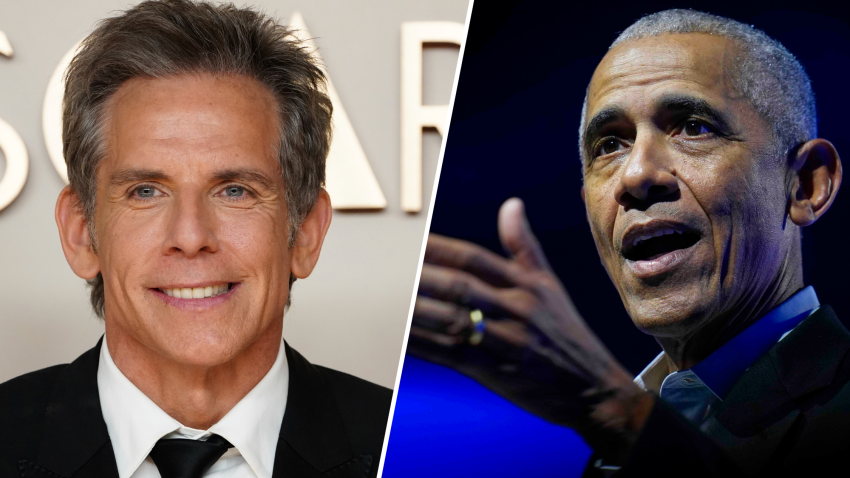 Ben Stiller and Barack Obama