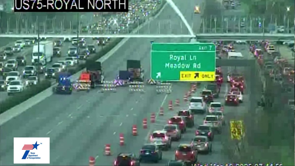 Southbound U.S. 75 shut down in North Dallas after pedestrian fatally struck by vehicle Southbound U.S. 75 shut down in North Dallas after pedestrian fatally struck by vehicle