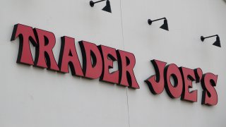 FILE - A Trader Joe's logo