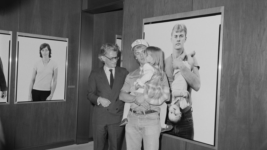 Opening of 'In the American West' 1985 at Amon Carter Museum of American Art