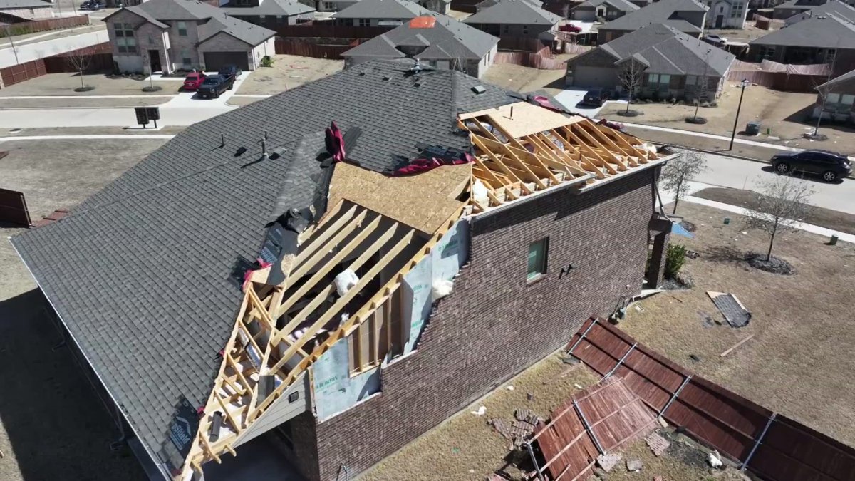 Roof Storm Damage in DFW