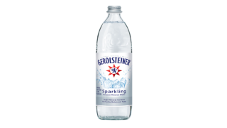 Gerolsteiner 750ml sparkling water bottle