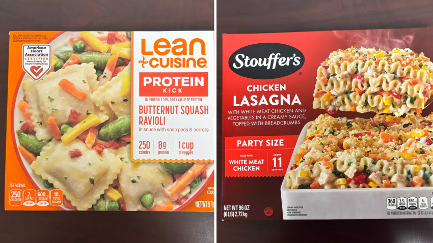 Lean Cuisine Butternut Squash Ravioli and STOUFFER'S Party Size Chicken Lasagna