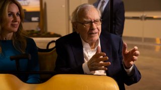 Warren Buffett walks the floor and meets with Berkshire Hathaway shareholders ahead of their annual meeting in Omaha, Nebraska on May 3rd, 2024.