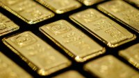 One kilogram gold bars at the ABC Refinery smelter, operated by Pallion, in Sydney, Australia, on Thursday, April 17, 2025.