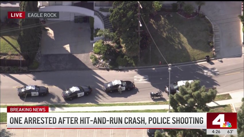 Hit-and-run on the 134 Freeway leads to arrest near Eagle Rock