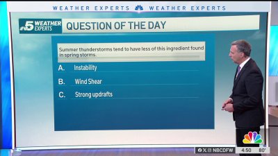 Weather Quiz: Summer thunderstorms