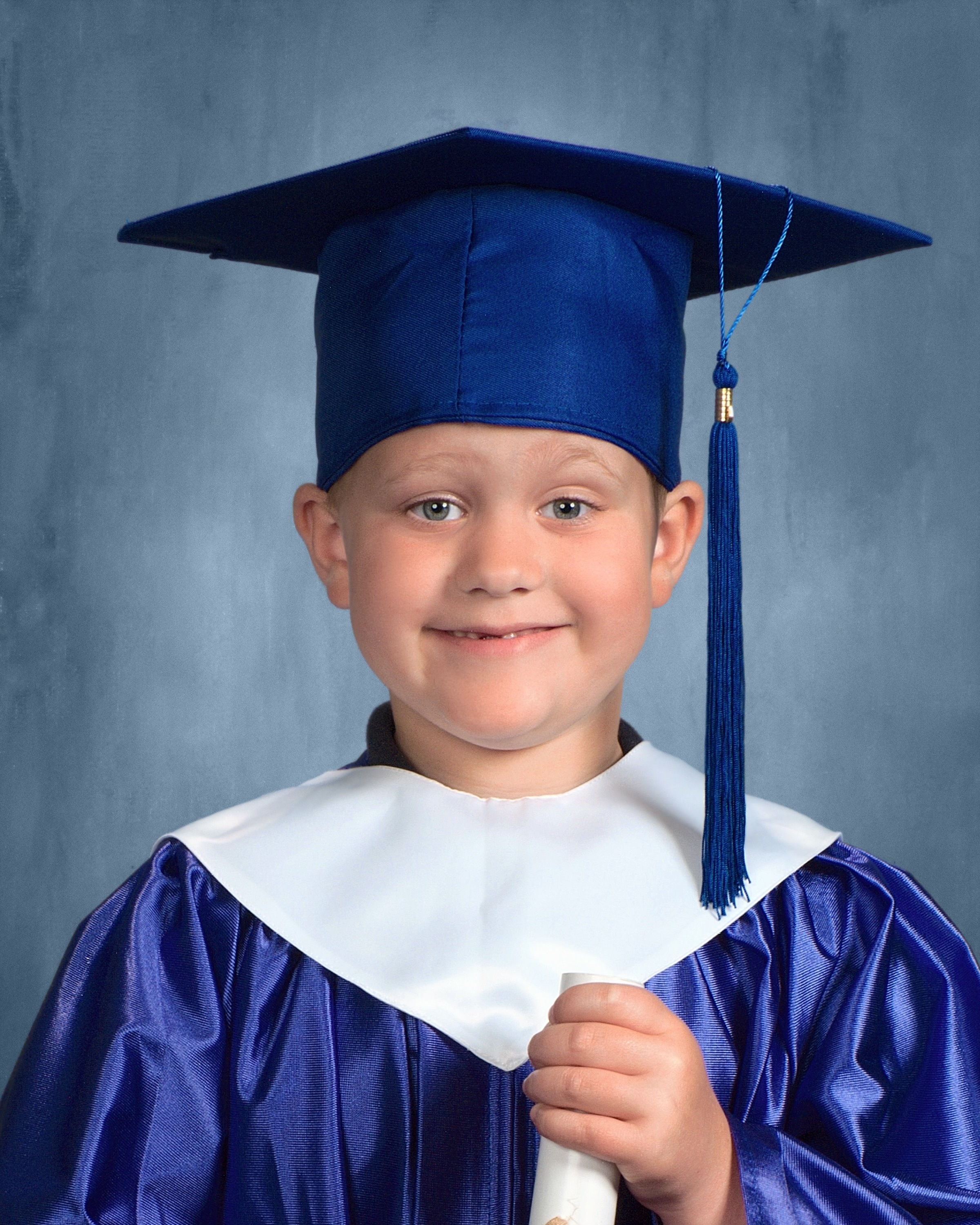6 year old Liam Fenwick is graduating from Farrell elementary school