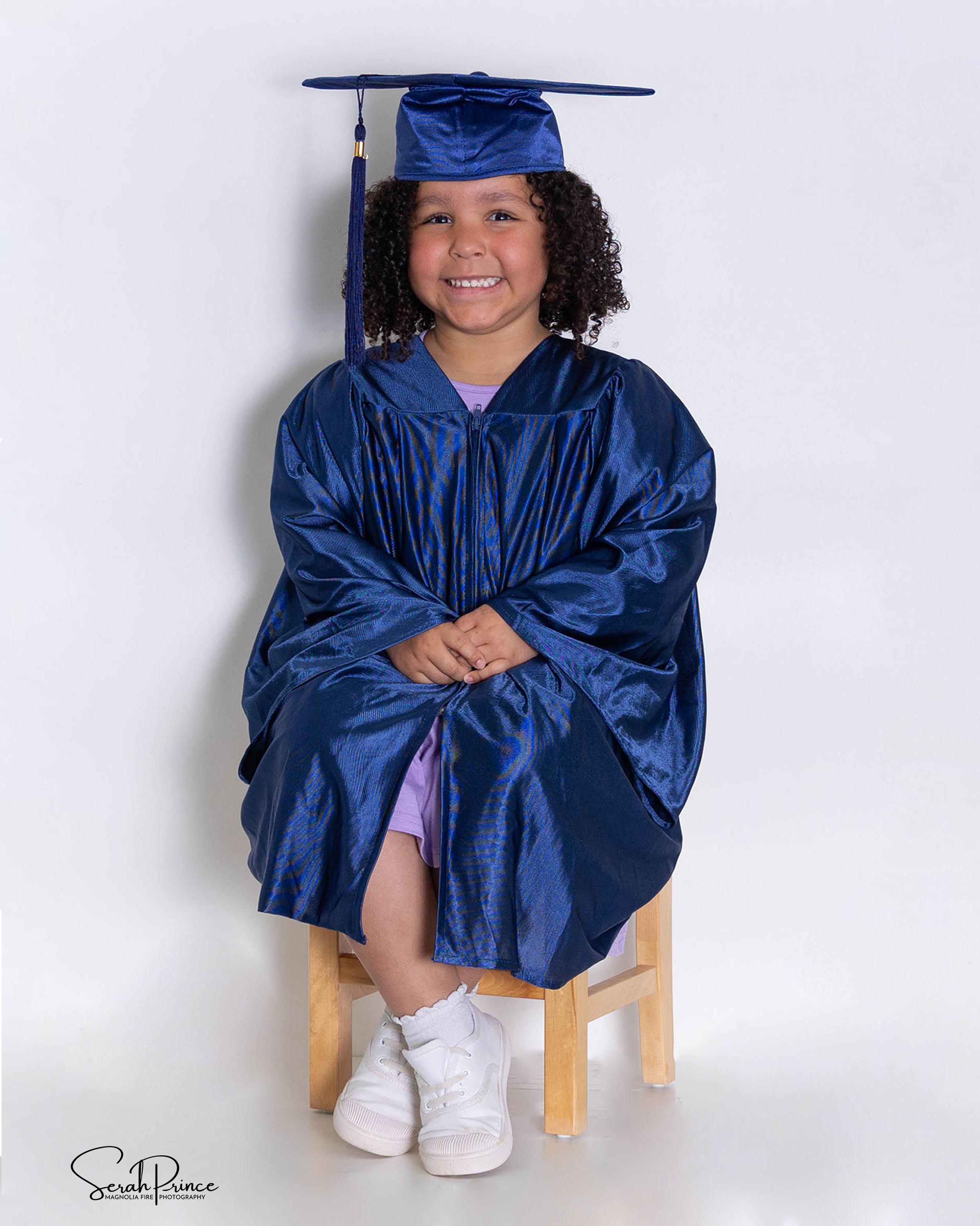 This is Autumn (5yr) and she is graduating from Preschool at Lakeland Christian Academy in Lewisville.