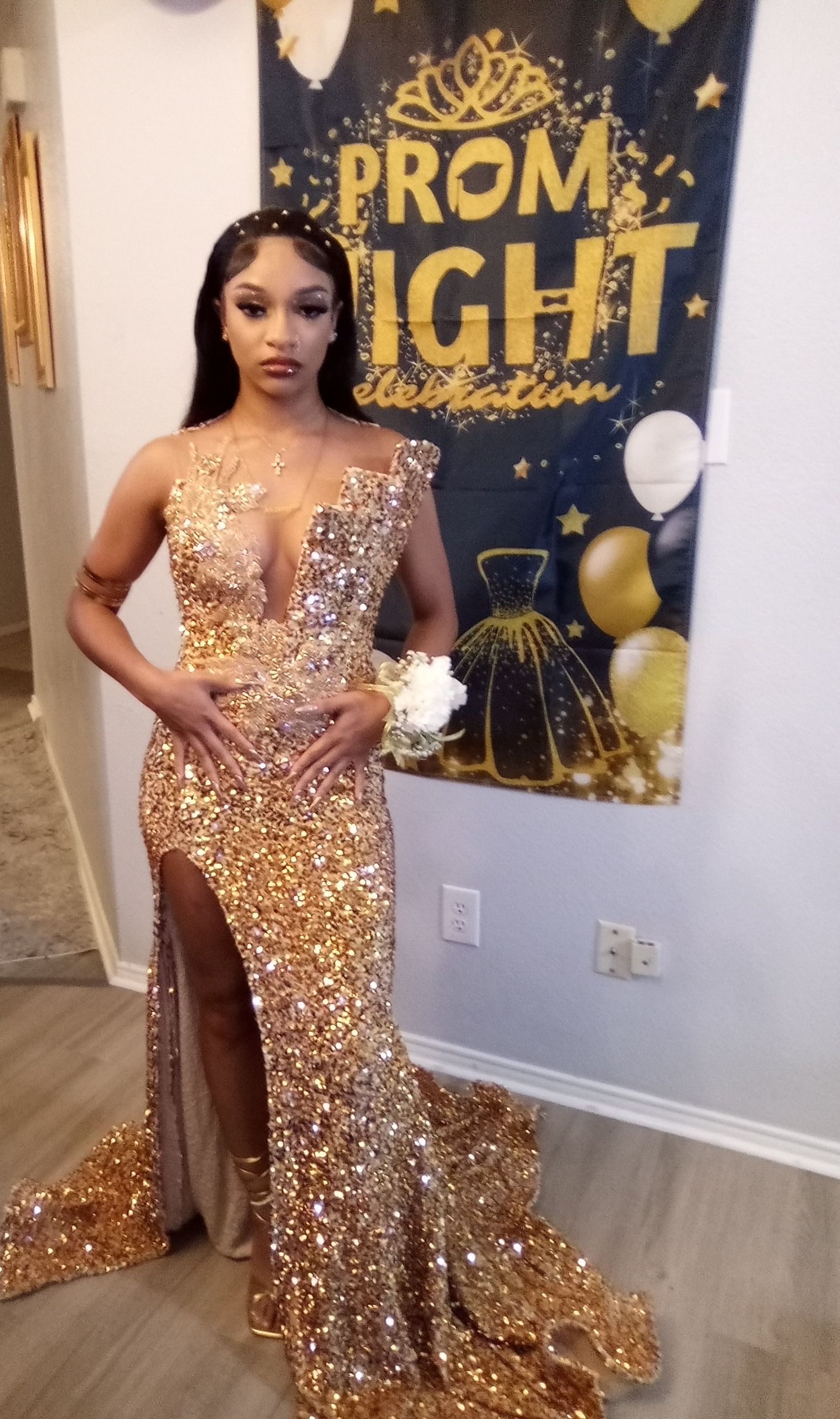 I’m so proud of my granddaughter Jazmyne who will be graduating from Sachse High School who was on the step team,Drill Team, and Volleyball also the Choir at Sachse High and will be going on to Dallas College studying Sonography I’m so proud of her I love her so much the shy is the limit for her❤️