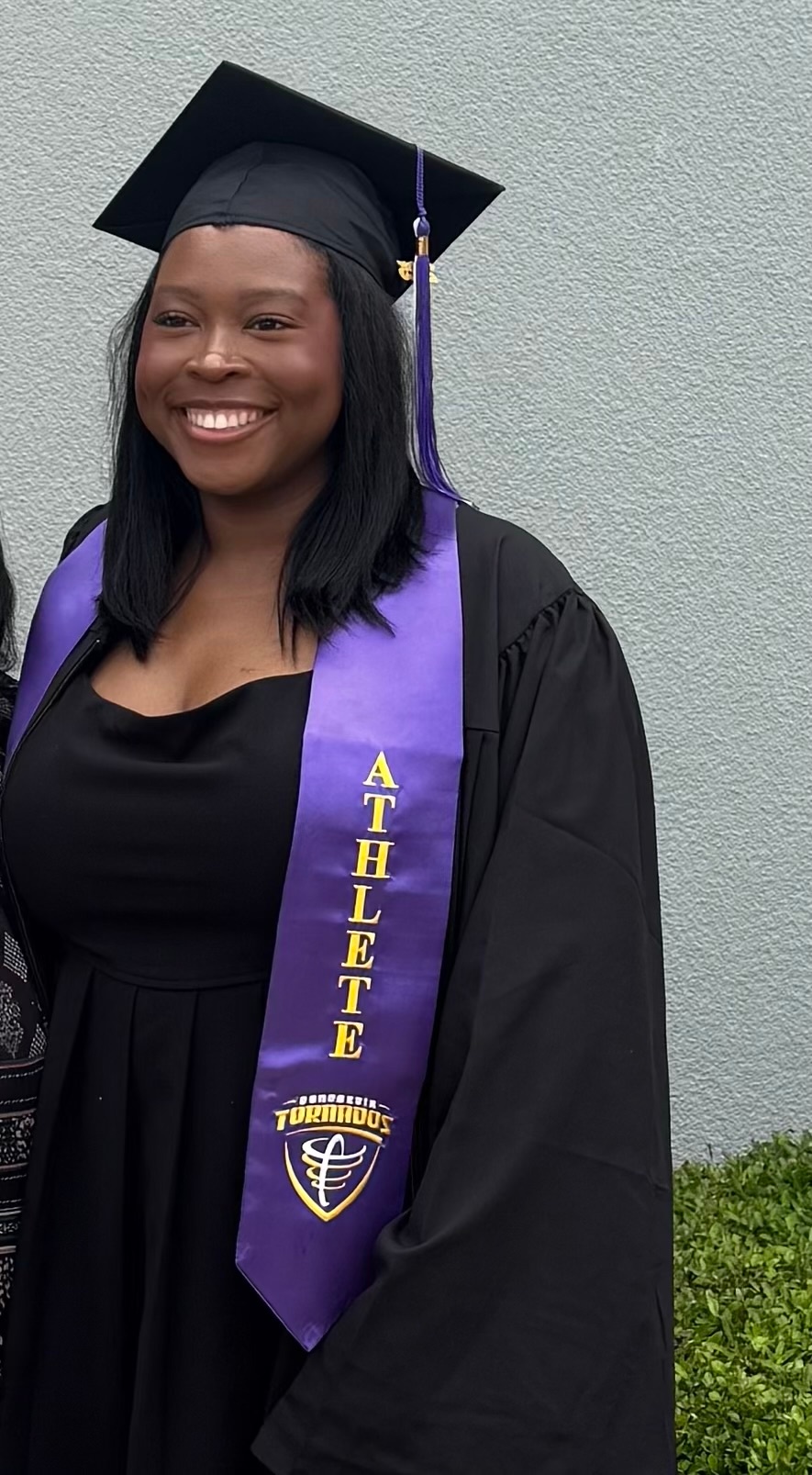 My great neice,Jada Bradford, graduated Saturday, 4/26/25 from Concordia University, Austin, Texas, majoring in Kinesiology, to further her career as a radiology technician. She was on the  2024 Concordia Women Soccer previously High School<br />
Two-time All-State honoree at Clemens High School in Schertz, Texas…<br />
2020 Second Team All-District selection.