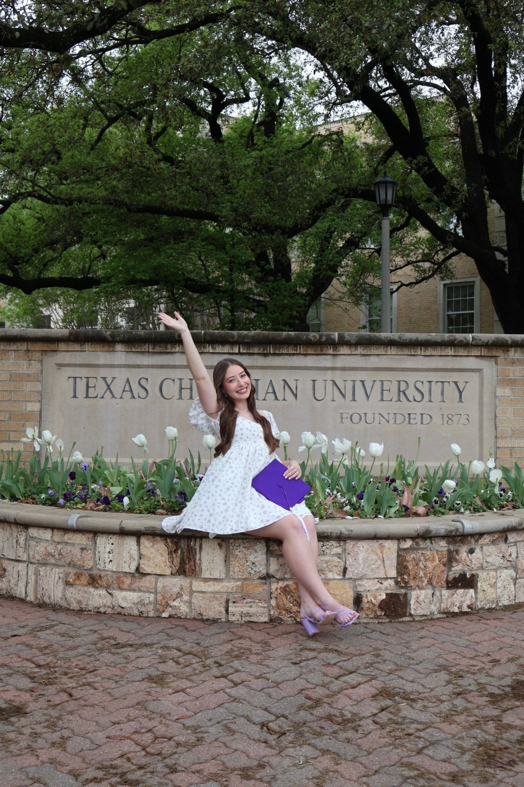 Caitlyn is graduating from TCU with her Bachelors Degree in Education.<br />
She plans to continue for her Masters in Special Education and hopes to teach in a self contained classroom.