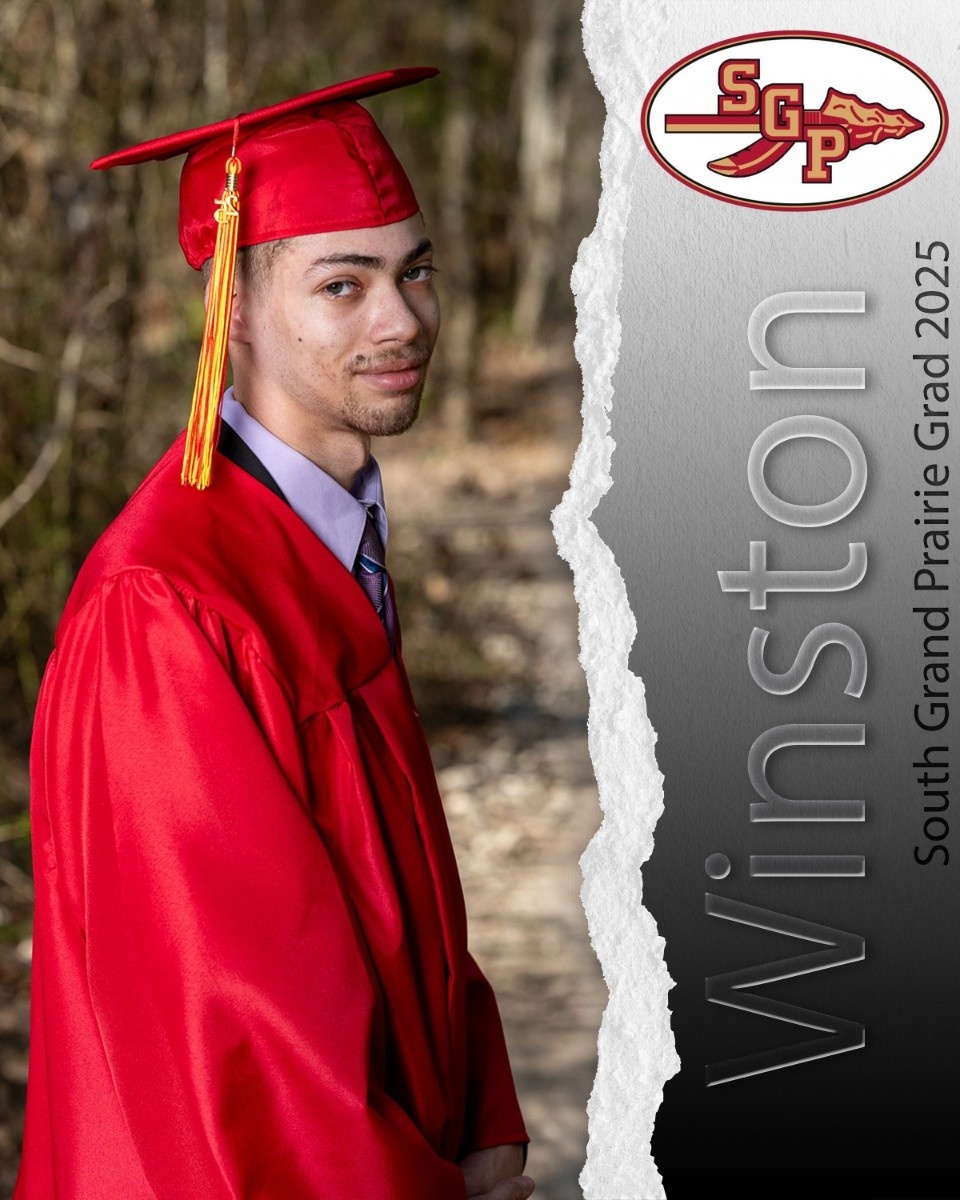 My son Winston H. Trabue will be Graduating from SGP High School, heading to UNT!<br />
Dad is very proud.