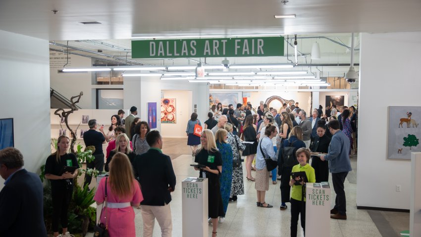 Dallas Art Fair crowd 2025