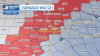 Live Radar: Tornado Watch Issued for parts of North Texas