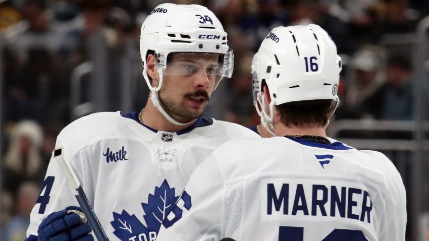 Auston Matthews and Mitch Marner