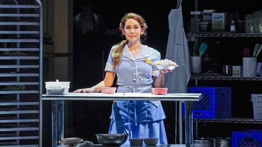 Tiffany Solano as Jenna in Waitress Dallas Theater Center 2025
