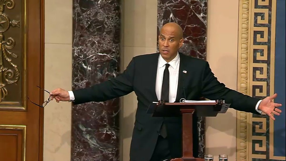 Cory Booker filibuster: How long has he been going? – NBC 5 Dallas-Fort