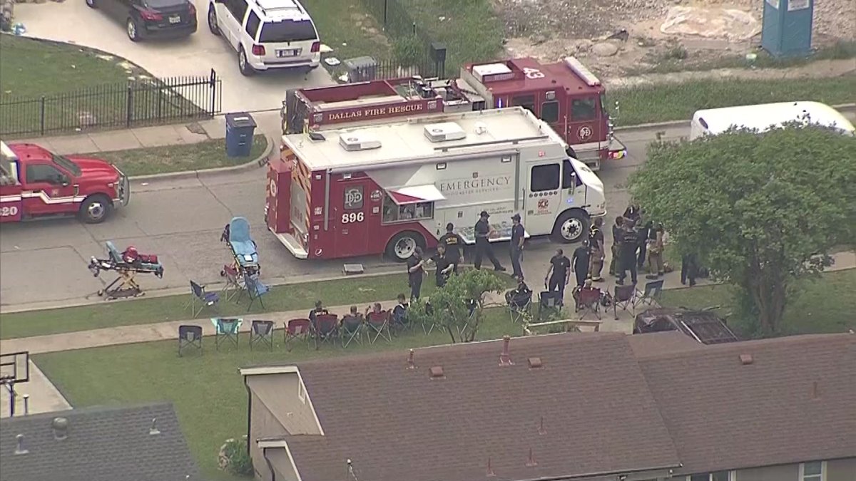  Firefighters Battle Blaze in Dallas, Encounter Unforeseen Hazard 