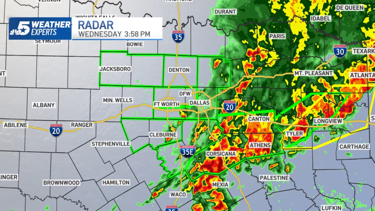 Severe storms possible this week in parts of North Texas – NBC 5 Dallas-Fort Worth