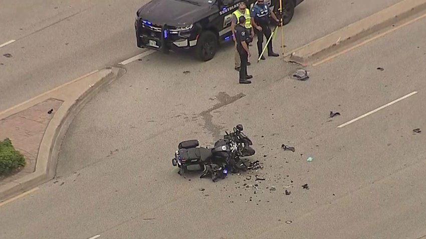 A Southlake police officer collided with an SUV on Monday, April 28, 2025.