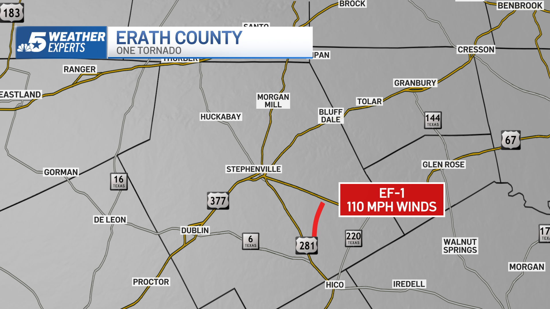 10 tornadoes confirmed Saturday in North Texas, NWS says – NBC 5 Dallas ...