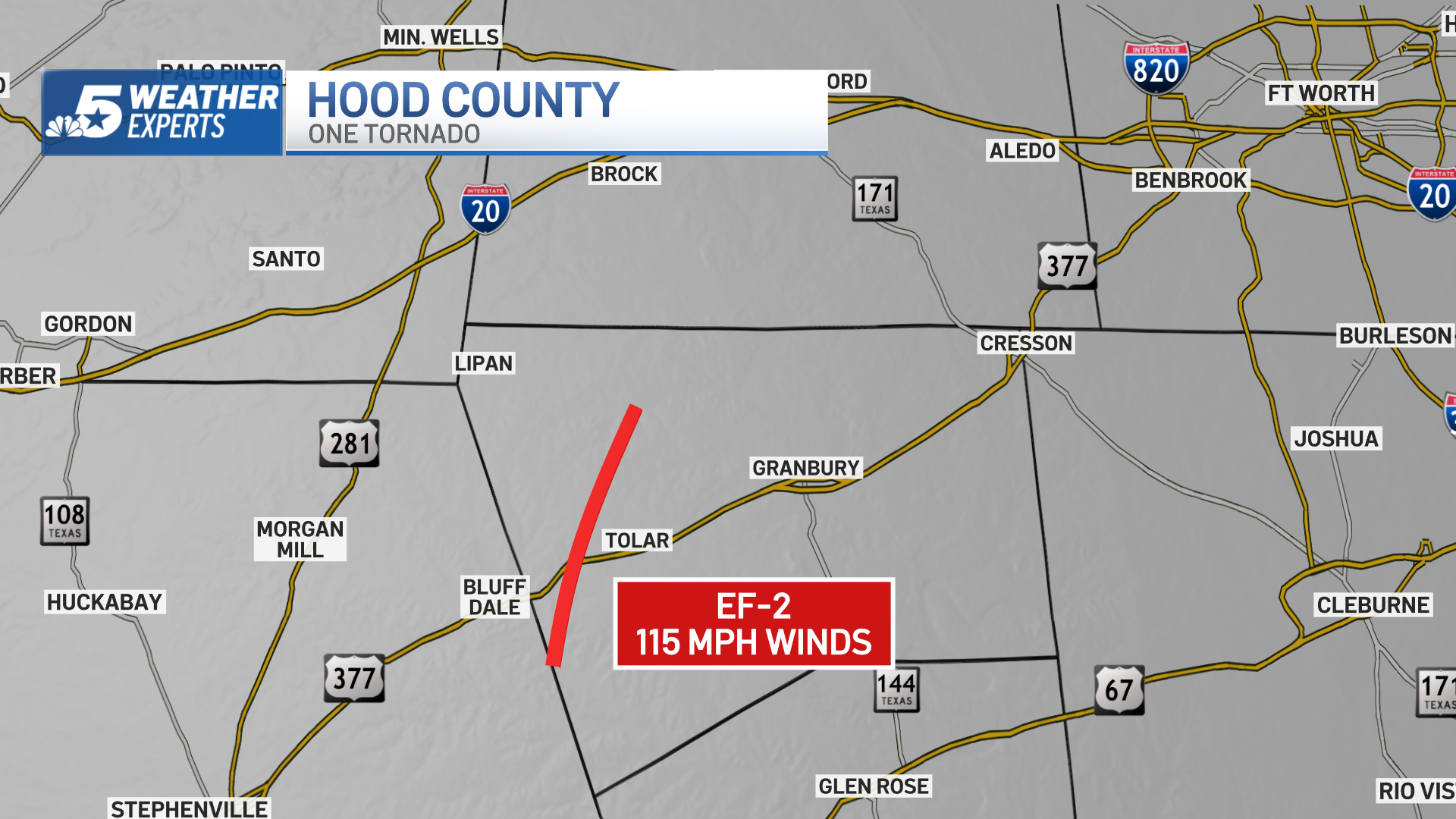 10 tornadoes confirmed Saturday in North Texas, NWS says – NBC 5 Dallas ...