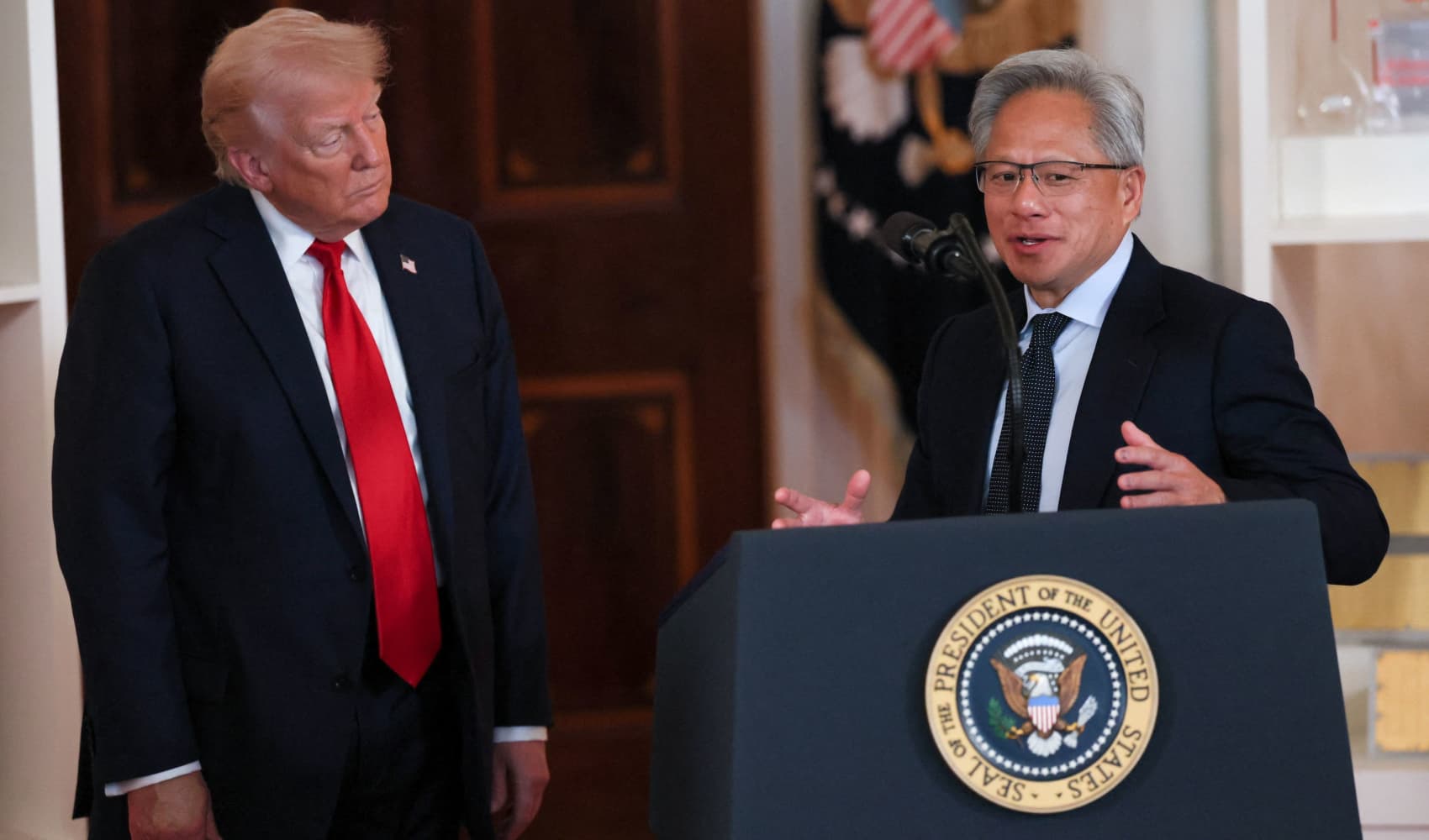 Trump to host Jensen Huang at White House as Nvidia tops $4 trillion market cap