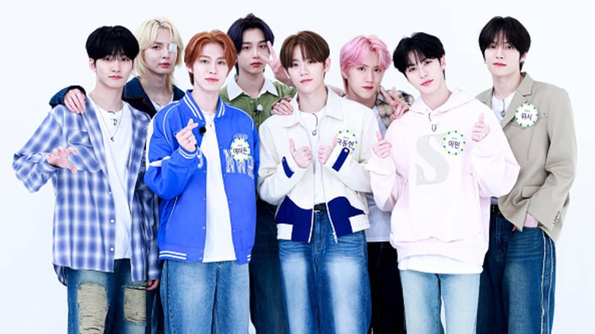 Epex at the MBC Every1 variety show “Weekly Idol” at MBC Dream Center on April 23, 2024, in Goyang, South Korea.