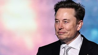 Tesla CEO Elon Musk attends the Saudi-U.S. Investment Forum, in Riyadh, Saudi Arabia, May 13, 2025.