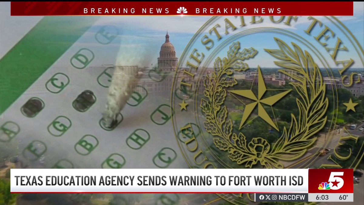 TEA sends warning letter to Fort Worth ISD – NBC 5 Dallas-Fort Worth