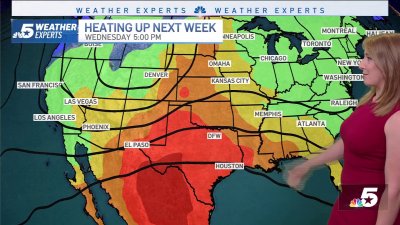 NBC 5 Forecast: Comfortable temps this Mother's Day; Near-record heat ahead
