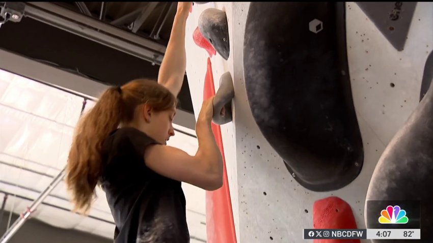 North Texas climbing star sets her sights on the 2028 Summer Olympics