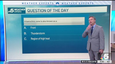 Weather Quiz: Baroclinic zone