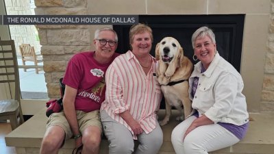 Ronald McDonald House celebrates retirement of beloved dog