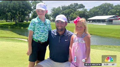 Scottie Scheffler grants a young fan's wish