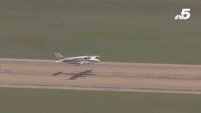 Twin-engine Cessna makes emergency belly landing in Arlington