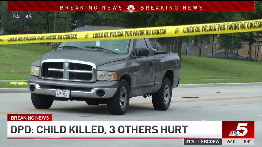 Dallas police investigate crash that left one child dead, three others hurt