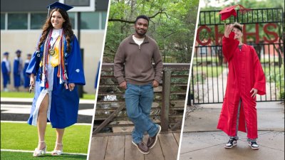 Graduates: Eden, Tayler and Tristin