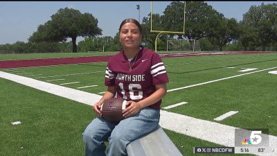 Fort Worth teen makes history as first signee in new collegiate women's flag football league