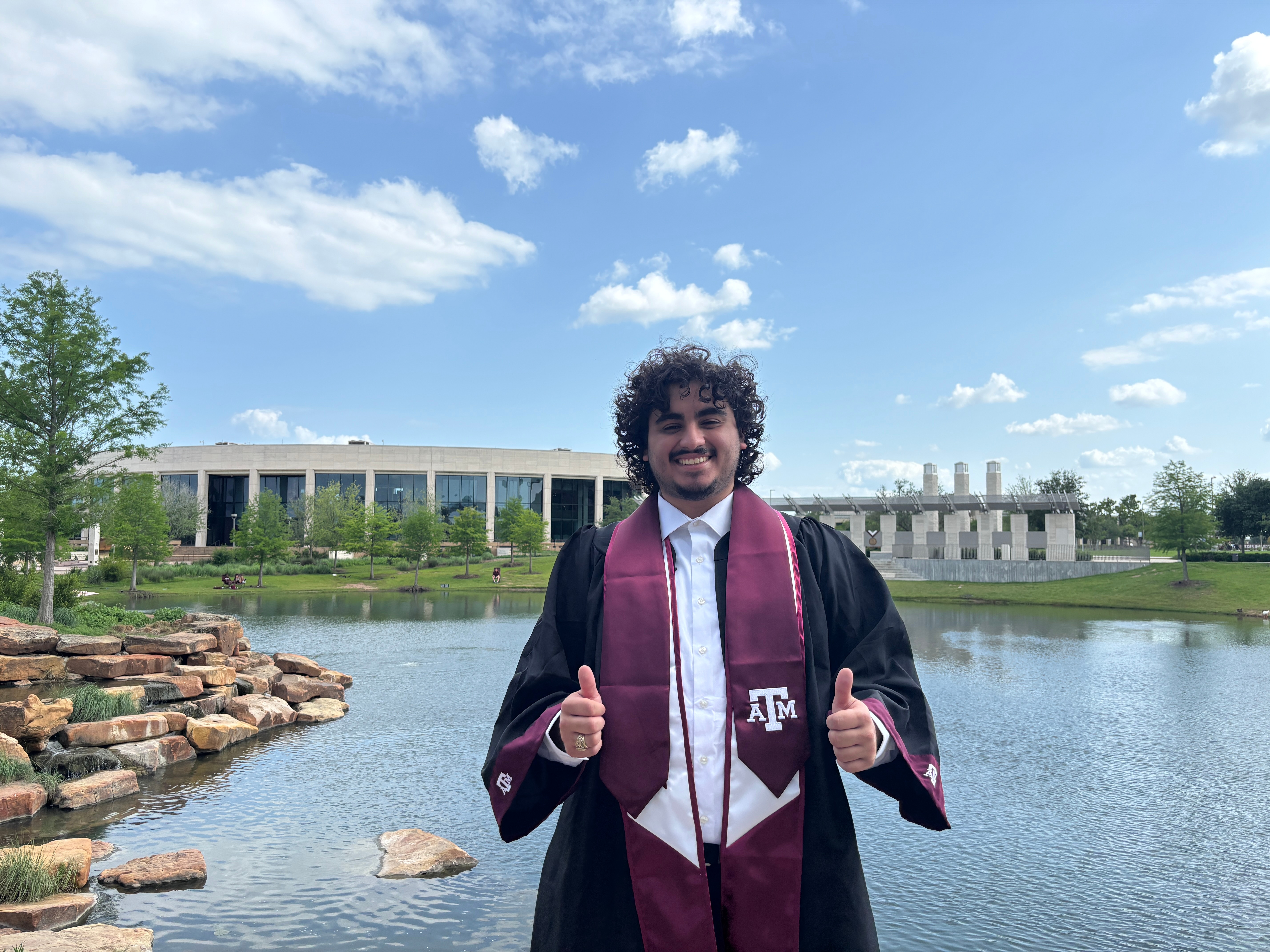 Good morning My son is graduating !!!!!  So very proud of him. <br />
David ArreolaMay 8th Texas A&M University