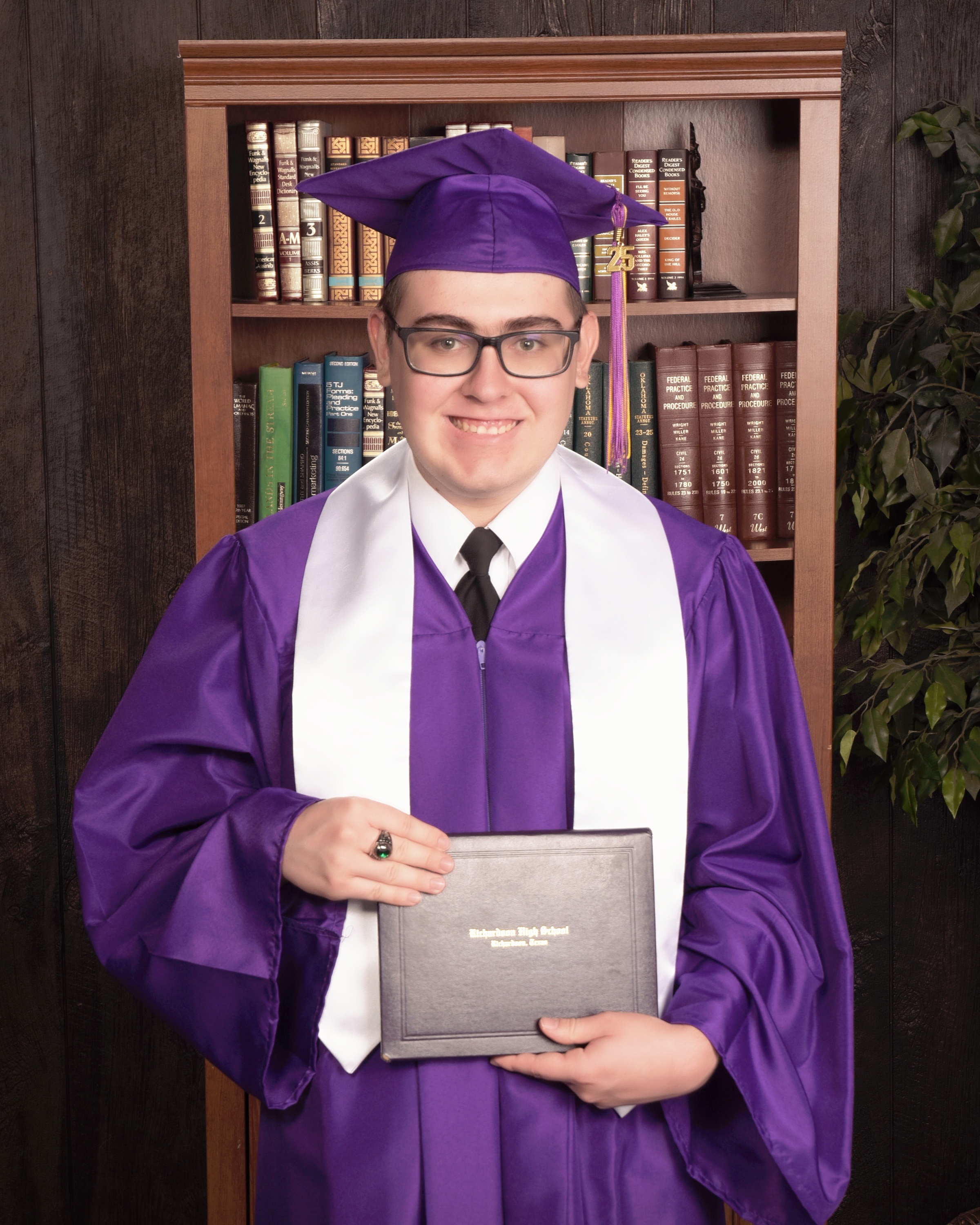 I would like to brag on my graduate. My son Isaac Lopez is graduating from the robotics magnet program at Richardson High School. 
Since he was diagnosed with Autism in 2009 at 3 years old, we’ve walked a long and hard road to get here. But we’ve finally made it, thanks to the help of so many special education teachers and paraprofessionals as well as speech therapist. 
Isaac plans on attending Richland college through the work ready transition program offered by RISD.