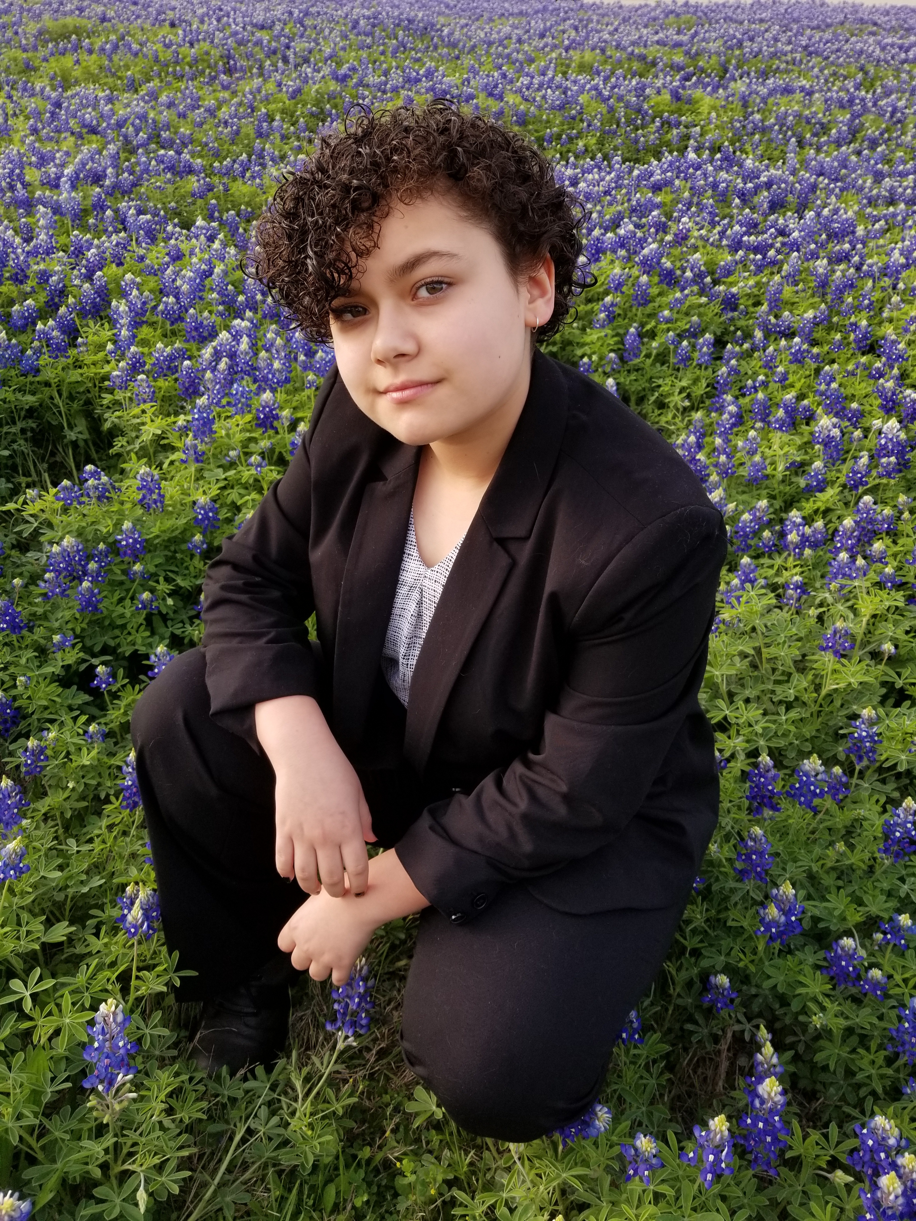Grad photo Sabbath Dow Senior 2025 Lewisville High School Graduating with a Vet Tech Degree