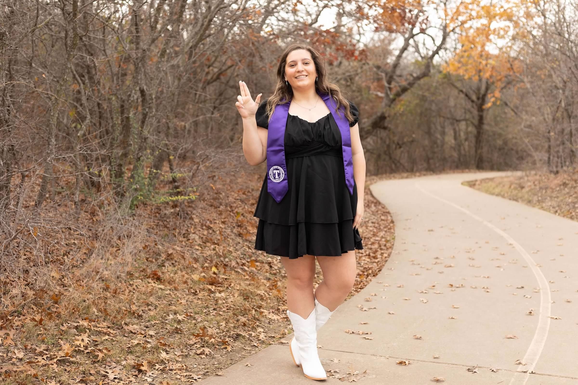 Lauren is graduating from Tarleton State University with a degree in Sports Management.