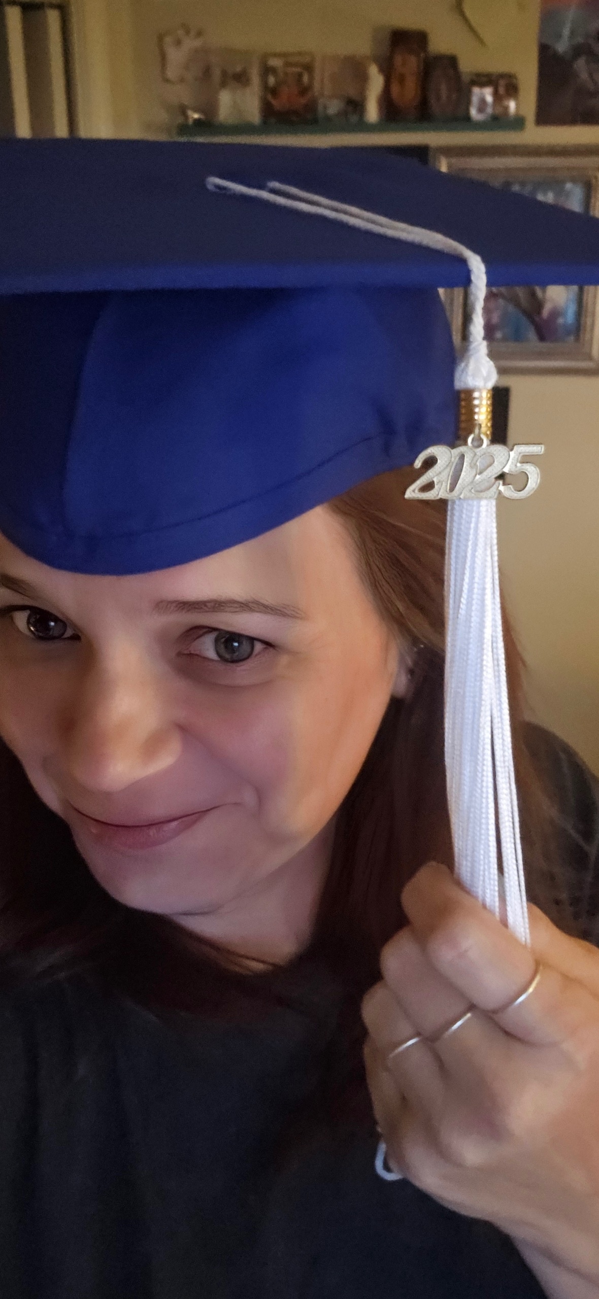 Christie has worked so hard to get her associate degree. She is a mother of two who works full time.<br />
We are so proud of her hard work and determination. She will be working towards her bachelors degree next.