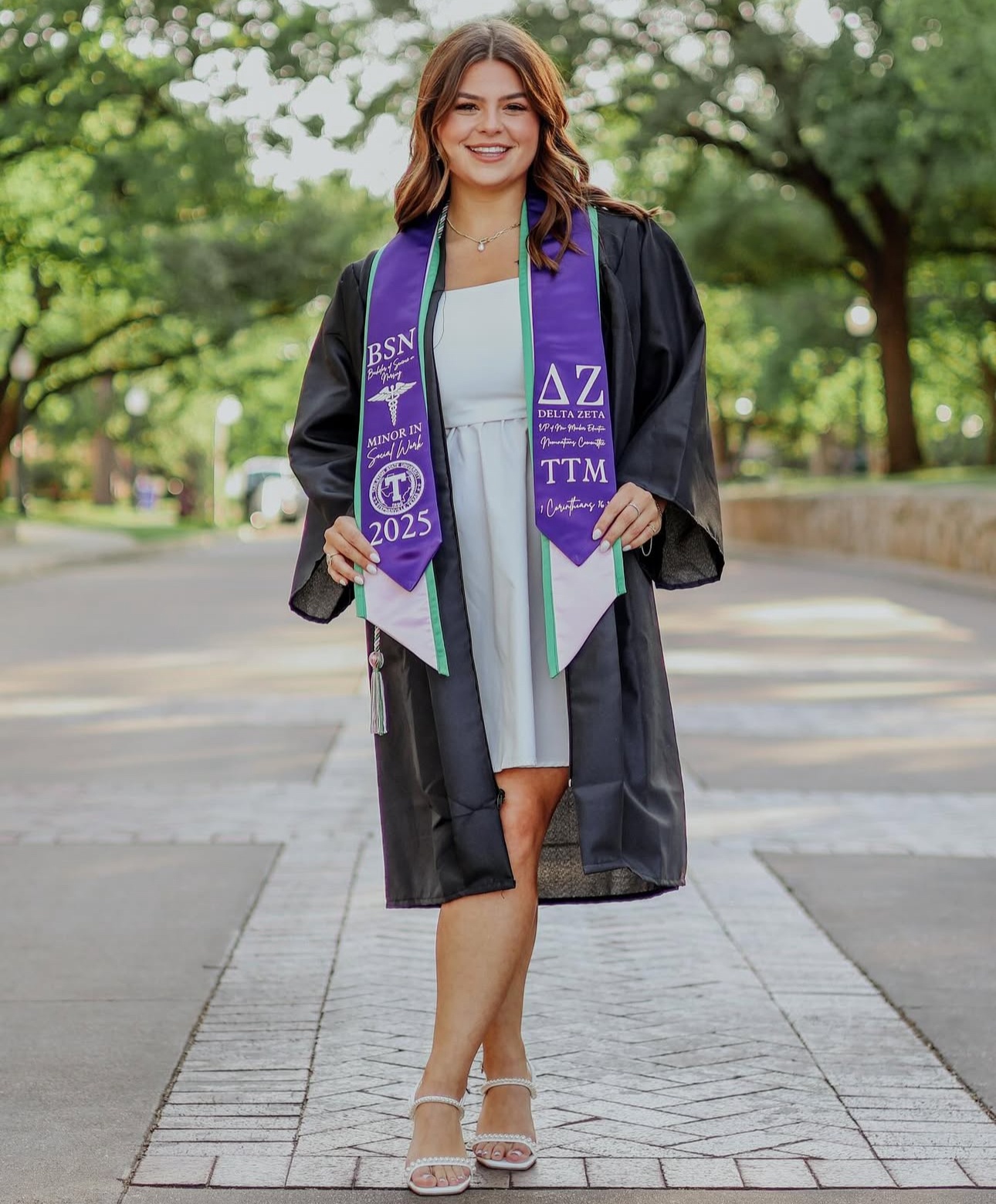Samantha is graduating with a nursing degree from Tarleton State University. She will work at Medical City Fort Worth in July.