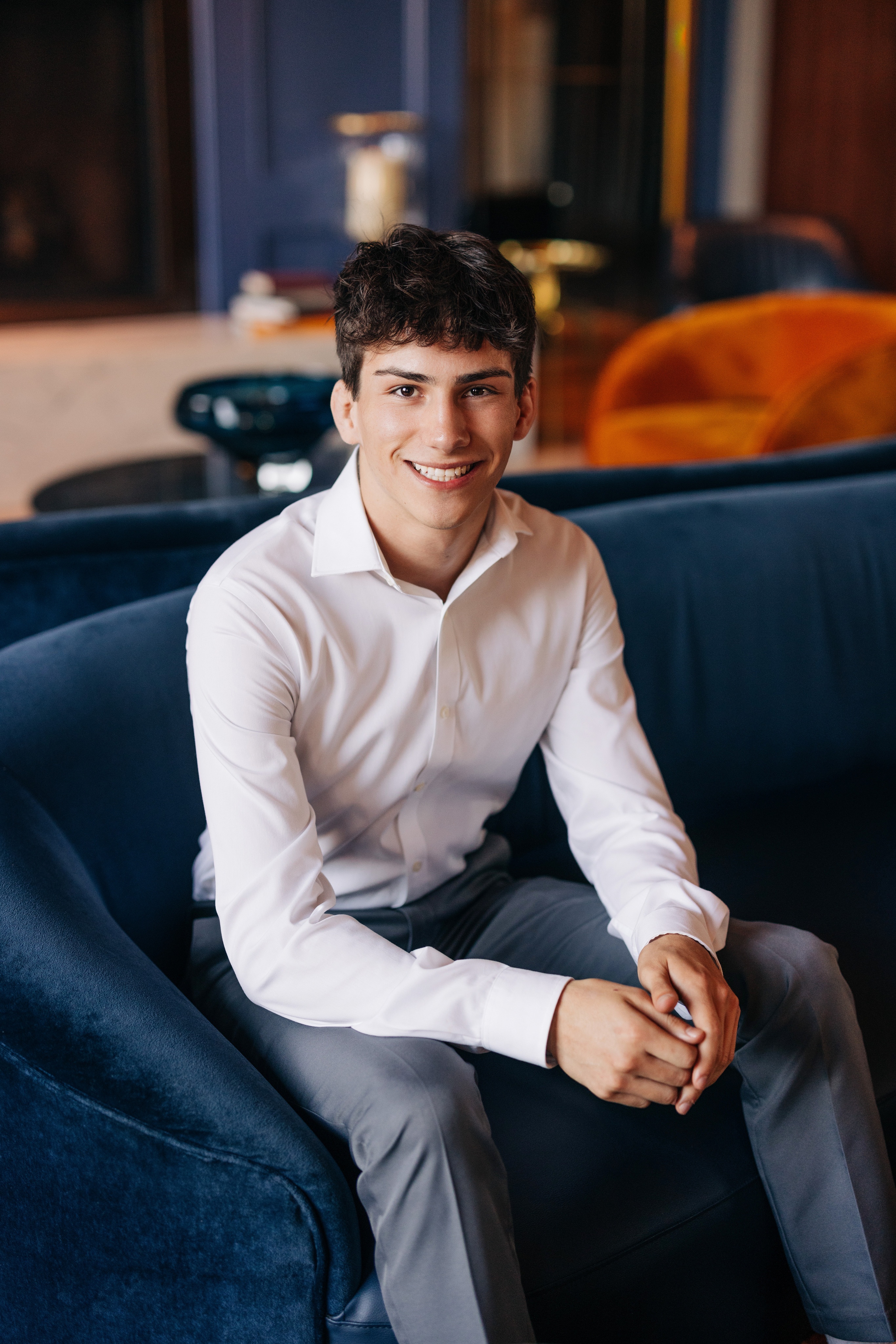 This is Ledger who is graduating from Colleyville Heritage High School.  He will be attending West Point United States Military Academy and plans to study American Politics and plans to branch in infantry in the army.