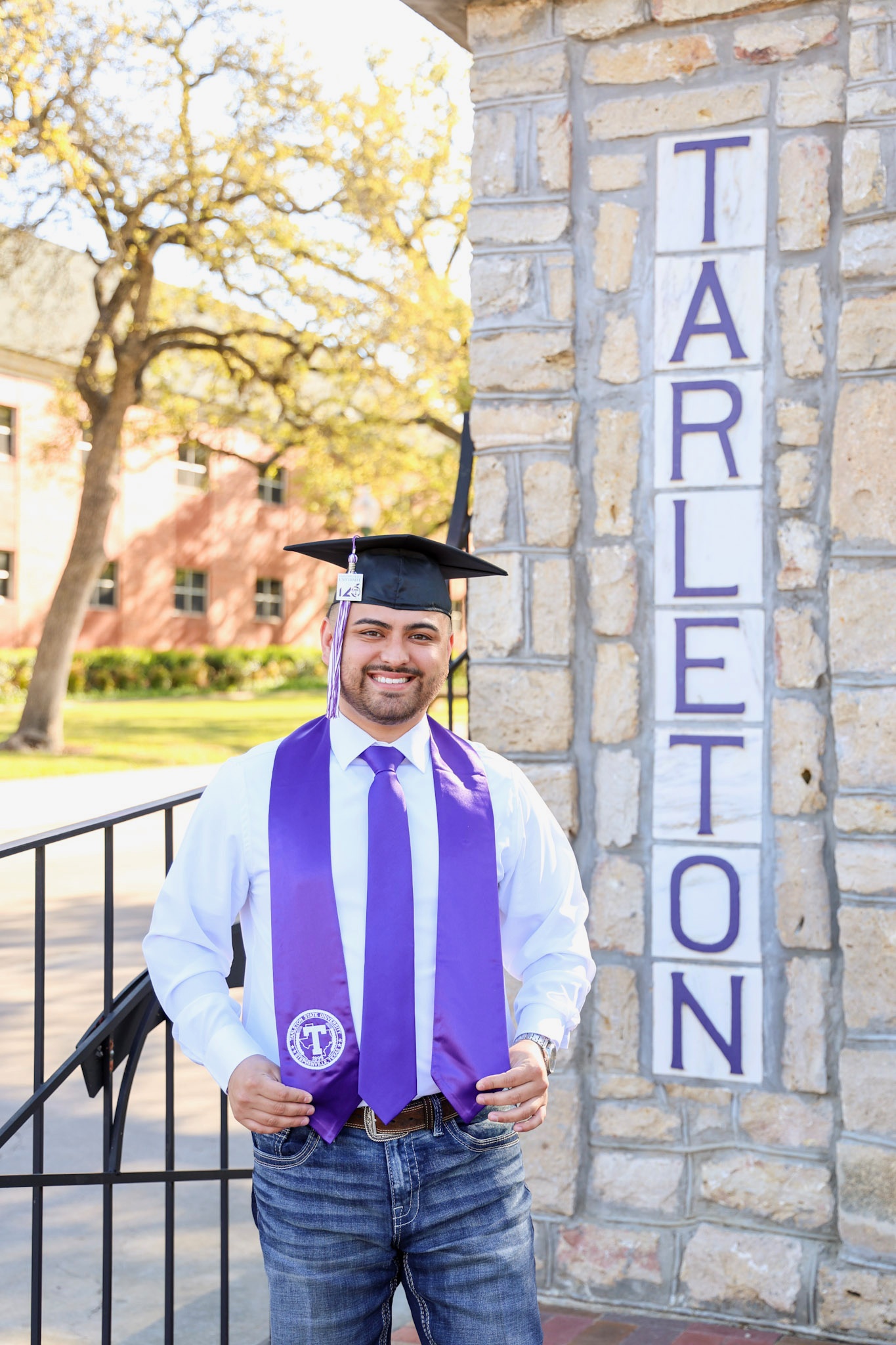 My son is graduating with his Bachelor’s Degree in Business from Tarleton State University. He put himself through school all by himself while working a full time job and in that time having 2 children who were both preemies. Got married, bought 2 houses. His first house the roof caved in, then 24 hours later someone broke into the home, then on July 4 (a month later) someone crashed their vehicle into his home. This left them basically without a home. He also lost his favorite aunt and great grandma exactly 1 week apart. When I tell you this couldn’t be a more deserving person. He never let these obstacles stop him!