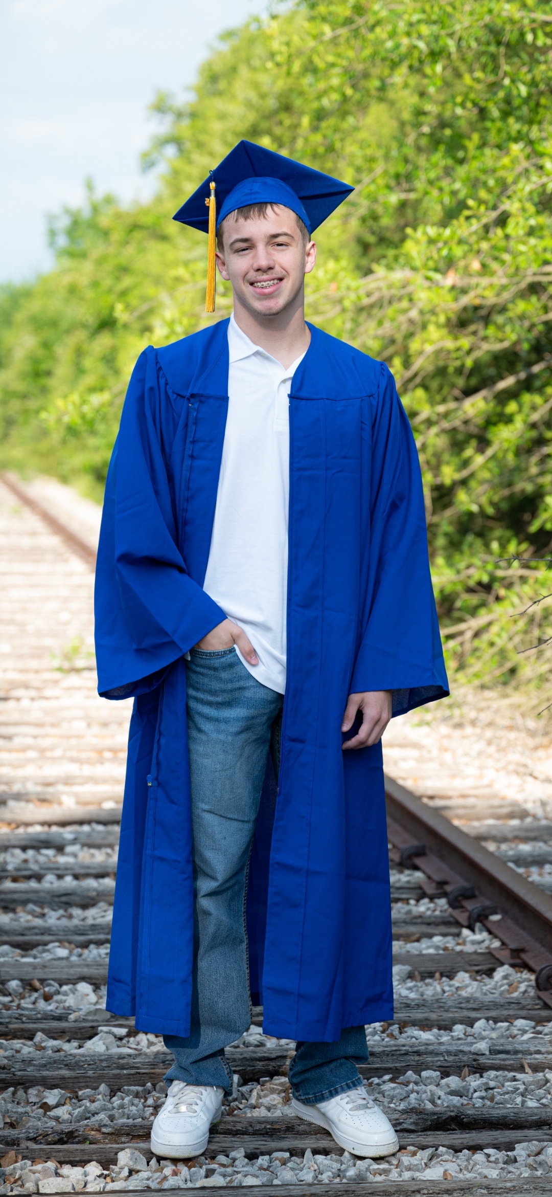 This is my grandson Ethan Ramsey he is graduating from Brownsboro high on the 23rd, I am so proud of him. He has been in weight lifting competition over the last 3 or 4 years and has many awards and this year made 3rd place in the state of Tx. and his plans are to go on to fire fighting college at Tyler University and become a firefighter. This Nana loves her grandson with all my heart and I hope he gets aired on the Today show but if not I’m still one proud nana.